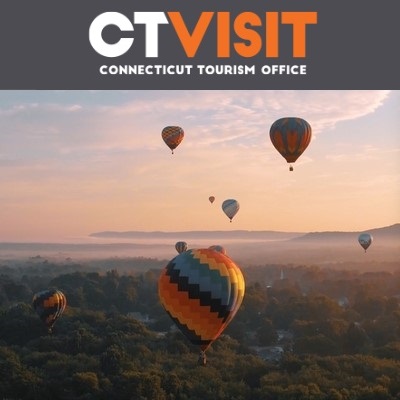 Sunset with Hot air baloons