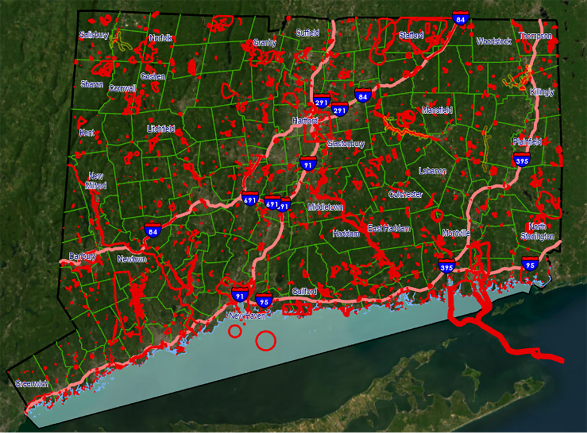 SPATIAL DISTRIBUTION OF NDDB REVIEW REQUESTS