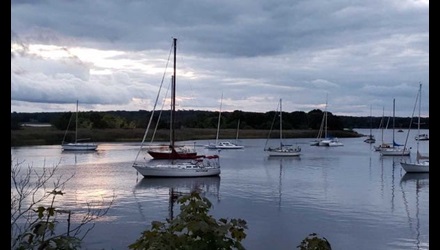 Boats near Calves Island, Old Lyme, CT Boats near Calves Island, Old Lyme, CT