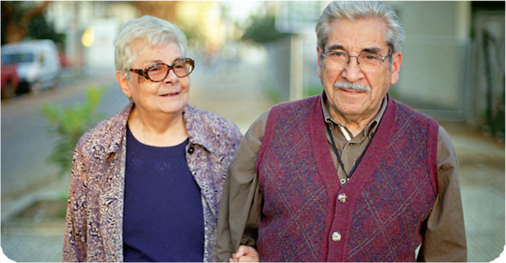 Elderly couple