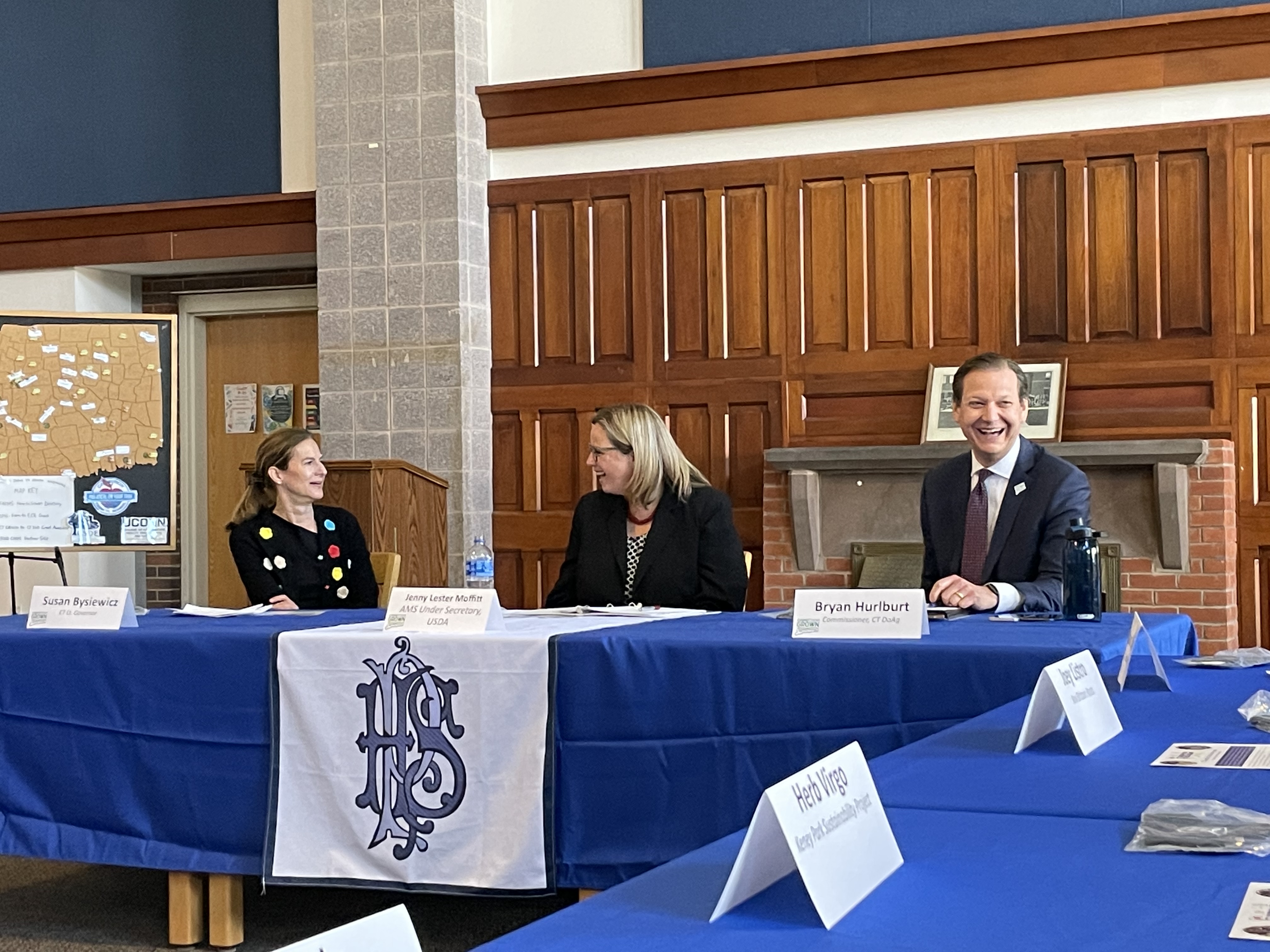 Photo of Lt. Gov, USDA Under Secretary, and Commissioner of Agriculture