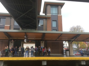 Wallingford train station platform