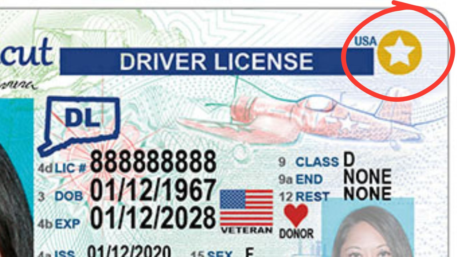 REAL ID example