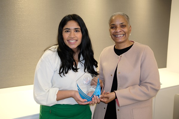 Secretary Thomas and Haritha Subramanian - photo