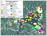 2018 Map of Hidden Lake, Higganum