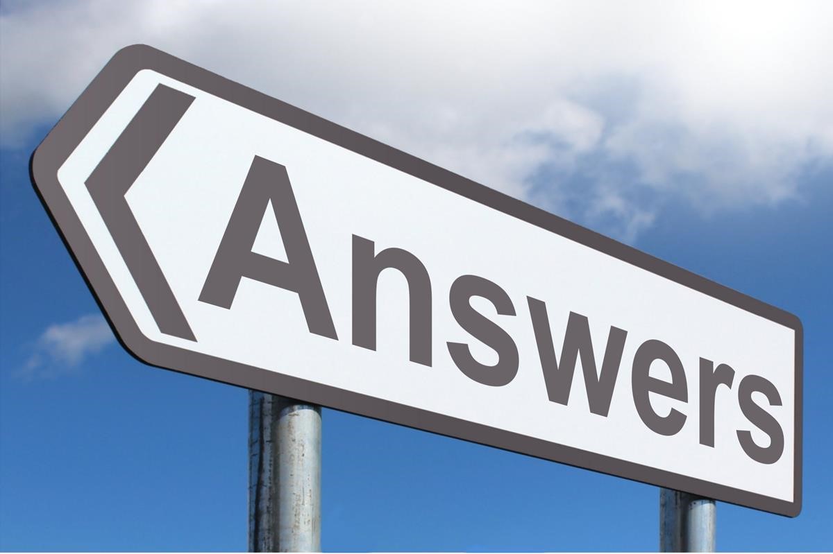 Find the Answers here.
